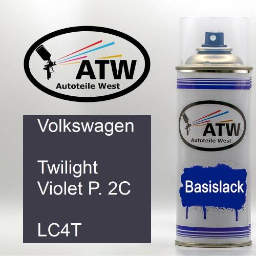 Volkswagen, Twilight Violet P. 2C, LC4T: 400ml Sprühdose, von ATW Autoteile West.